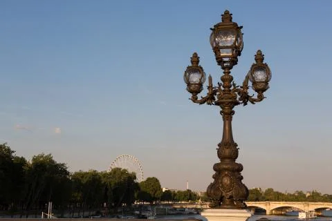 Alexander III Bridge Stock Photos