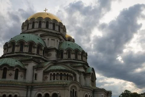 Alexander Nevski Cathedral, Sofia, Bulgaria Stock Photos