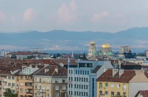 Alexander Nevski Cathedral in Sofia Stock Photos