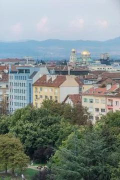 Alexander Nevski Cathedral in Sofia Stock Photos
