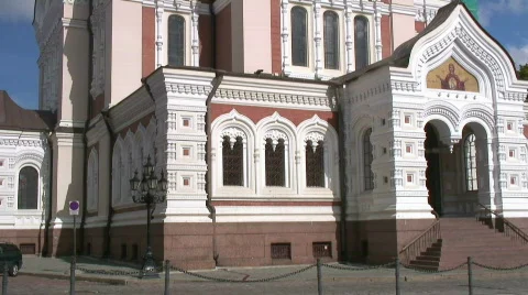 Alexander Nevsky Cathedral Stock Footage 640763