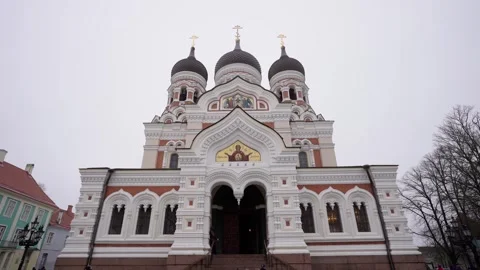 Alexander Nevsky Cathedral Stock Footage 329929874