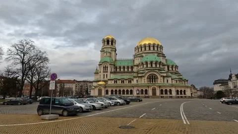 Alexander Nevsky Cathedral Sofia Bulgaria EU Stock Footage 167991442