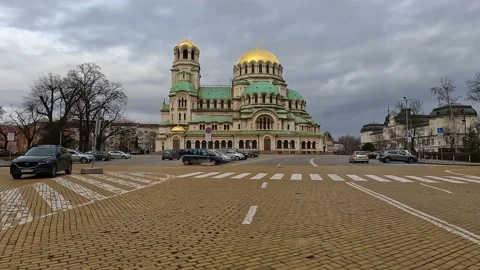 Alexander Nevsky Cathedral, Sofia Stock Footage 167991441