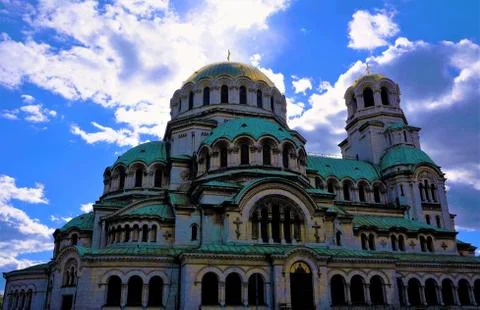 The Alexander Nevsky cathedral in Sofia Stock Photos