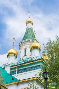 The Alexander Nevsky Orthodox Cathedral of Sofia, Bulgaria Stock Photos