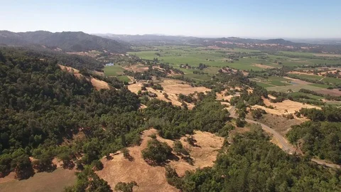 Alexander Valley Approach Stock Footage 91073066