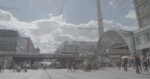 Alexanderplatz - Berlin, Germany - 4K Stock Footage 68497550