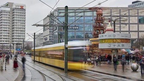 Alexanderplatz 스톡 동영상 122260637