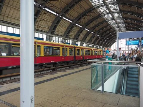 Alexanderplatz station in Berlin Stock Photos