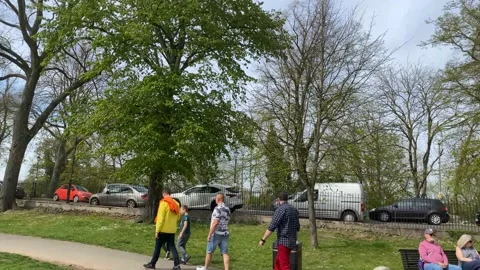 Alexandra Gardens in Windsor Stock Footage 182165931