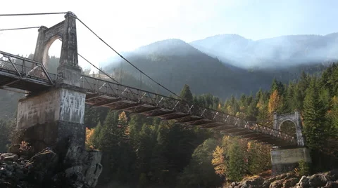 The Alexandra Suspension Bridge Vídeo Stock 44873331