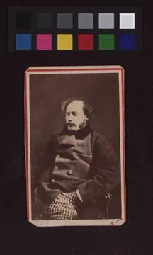 Alexandre Dumas The Younger (also Dumas Fils), novel writer, poet. Nadar (... Stock Photos