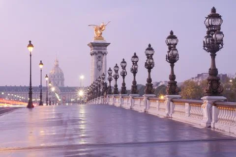 Alexandre III bridge Stock Photos
