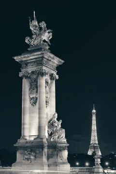 Alexandre III bridge Foto stock
