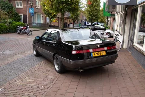 Alfa, classic oldtimer on an event in the Netherlands Foto stock
