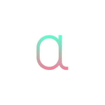 Alfa letters Stock Illustration