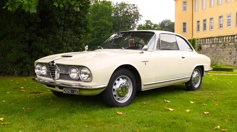 Alfa Romeo 1900 CSS classic Italian sports car Stock Footage 68163989
