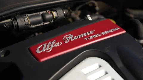 Alfa Romeo engine Stock Footage 222531037