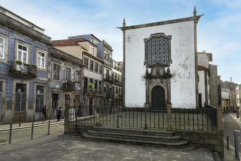 Alfaiates chapel in Porto, Portugal Stock Photos