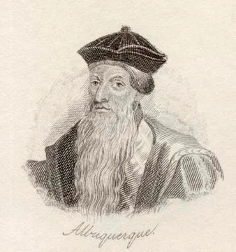 Alfonso De Albuquerque, 1452 To 1515. Portugeuse Admiral, 1St Viceroy Of Po Stock Photos
