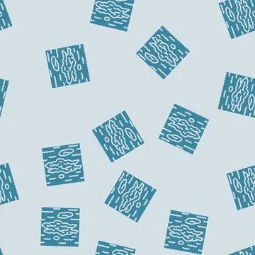 Algae bloom pollution glyph seamless pattern 库存插图