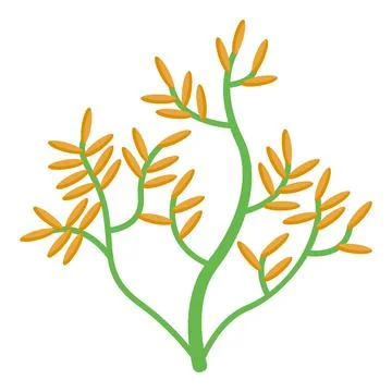 Algae plant icon isometric vector. Sea alga Stock Illustration