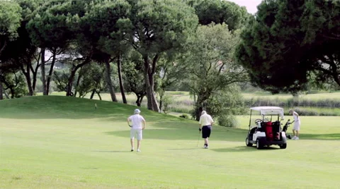 Algarve Golf Shot E Stock Footage 45120966
