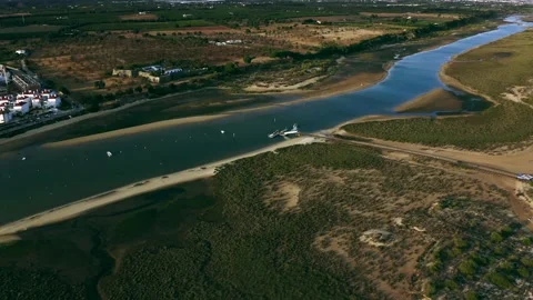 Algarve, Ria Formosa Video stock 147404818