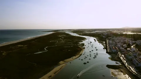 Algarve, Ria Formosa Video stock 147405727