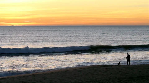 ALGARVE Sunset Praia Vale do Lobo C Stock Footage 33733044