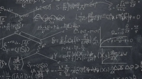 Algebra Equation Stock Footage 124879983