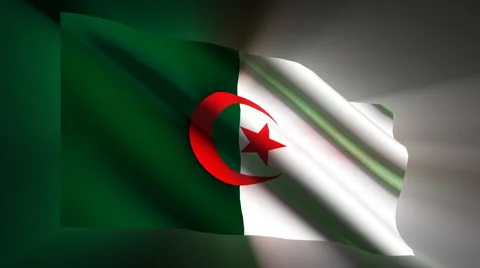 Algeria Flag Stock Footage 923845