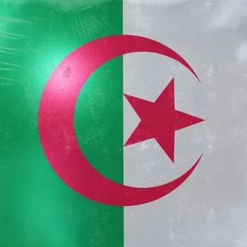 Algeria flag icon Stock Illustration