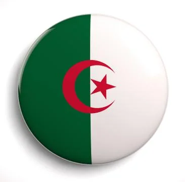 Algeria flag Stock Illustration