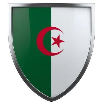 Algeria flag Stock Illustration