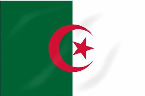 Algeria Flag Stock-Illustration