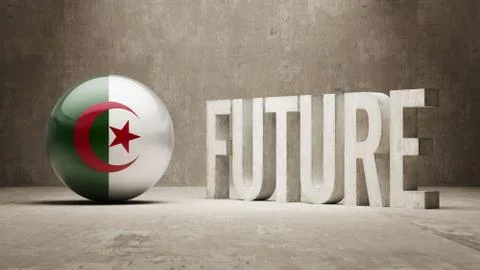 Algeria. Future  Concept. Stock Illustration
