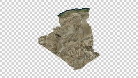 Algeria Map Stock Illustration