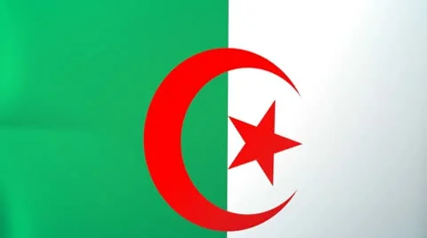 Algeria Waving Flag Stock Footage 10761430