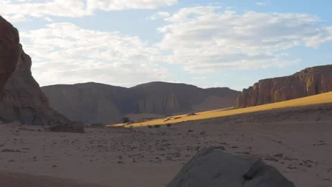 Algerian desert Stock Footage