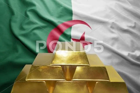 Algerian gold reserves Stock Photos