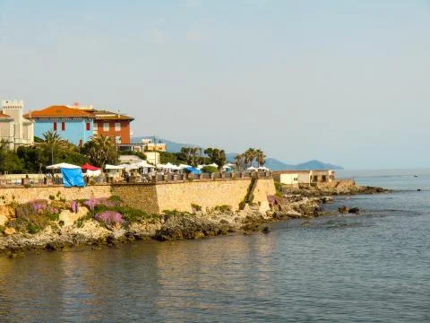 Alghero, Lungomare Foto stock