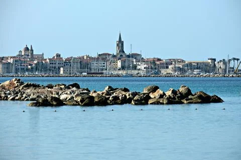 Alghero skyline Stock Photos