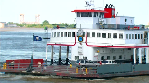 Algiers Ferry New Orleans Stock Footage 36807003
