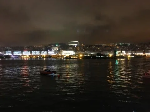 Algiers by night Stock Photos