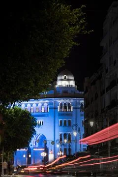 Algiers Poste Office Stock Photos