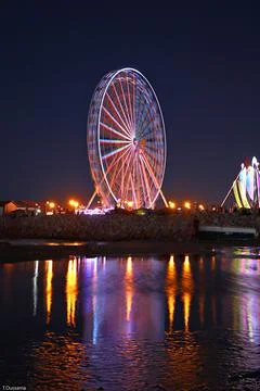 Algiers Sablette funfair wheel Stock Photos