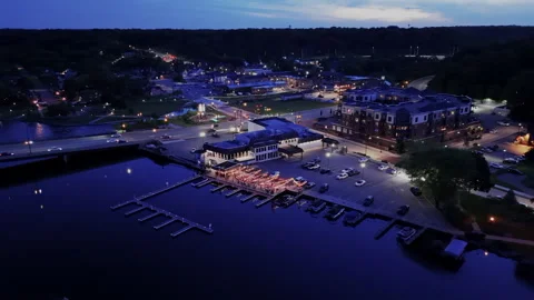 Algonquin Illinois Drone Stock Footage 276640386