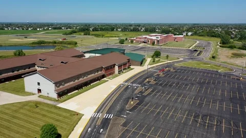 Algonquin, Illinois - Schools - Conley Elementary School 02 Stock Footage 323873479